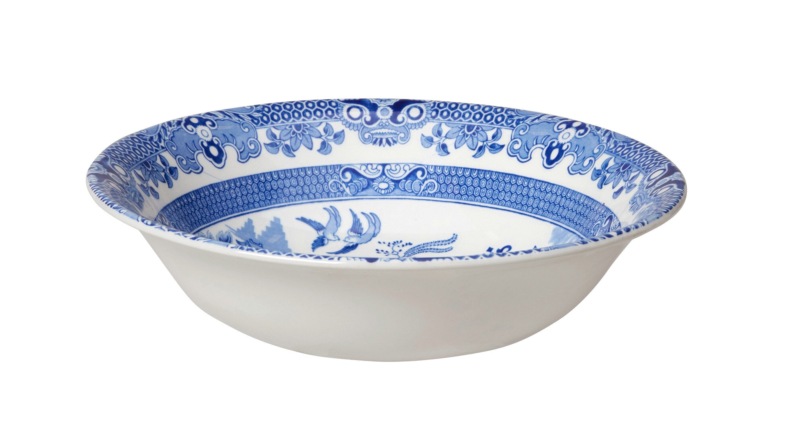 Blue Willow Dinnerware Set by Burleigh – Elegant English Bone China Plates, Bowls & Cups – Perfect for Formal Dining, Tea Parties & Home Decor