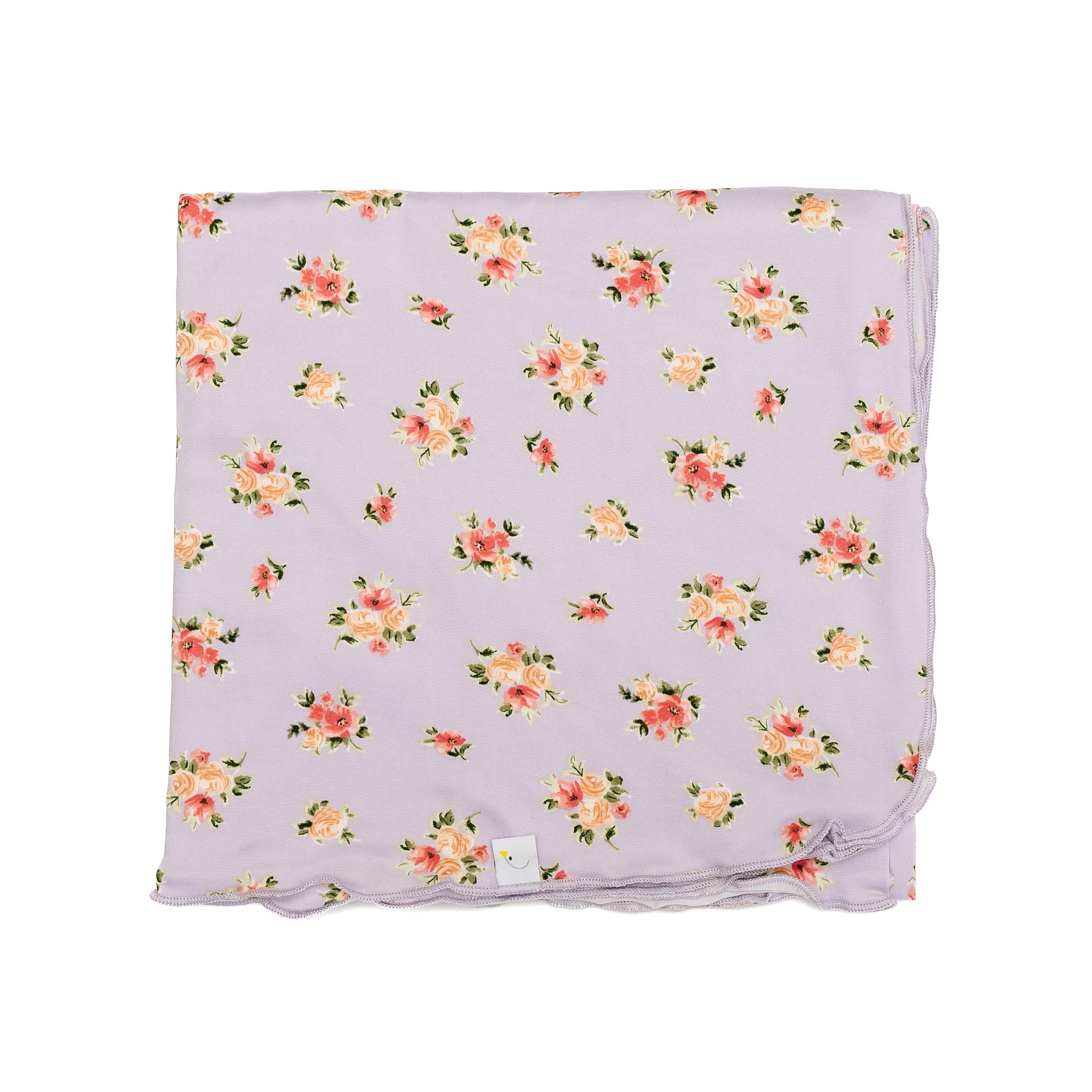 Lavender Bouquet Swaddle Blanket - Soft & Breathable Baby Wrap for Newborns - Perfect for Nursery, Photo Shoots & Gifting