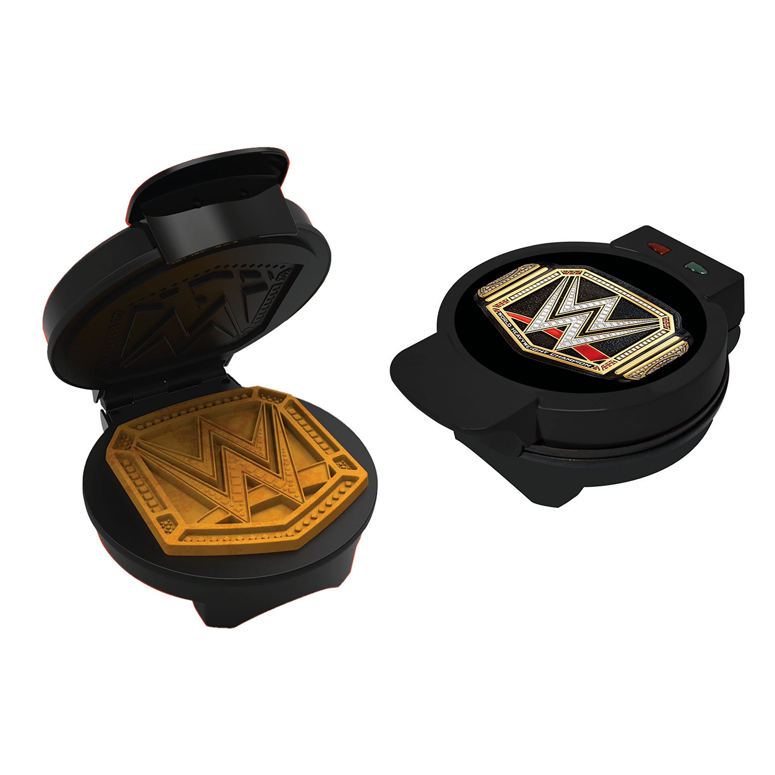 Uncanny Brands WWE Championship Belt Waffle Maker - Make Champion-Style Waffles - Perfect for Game Day Breakfasts & WWE Themed Parties