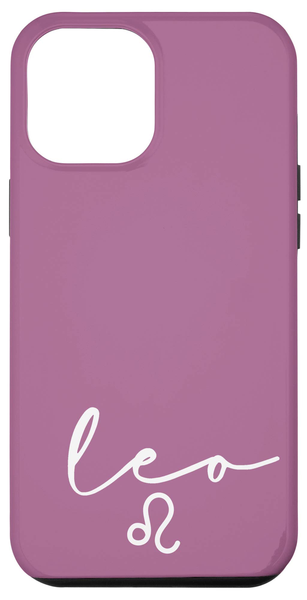 iPhone 12 Pro Max Case - Purple Lavender Horoscope Design for Leo Zodiac Sign | Durable Protective Cover for Daily Use & Gift Giving