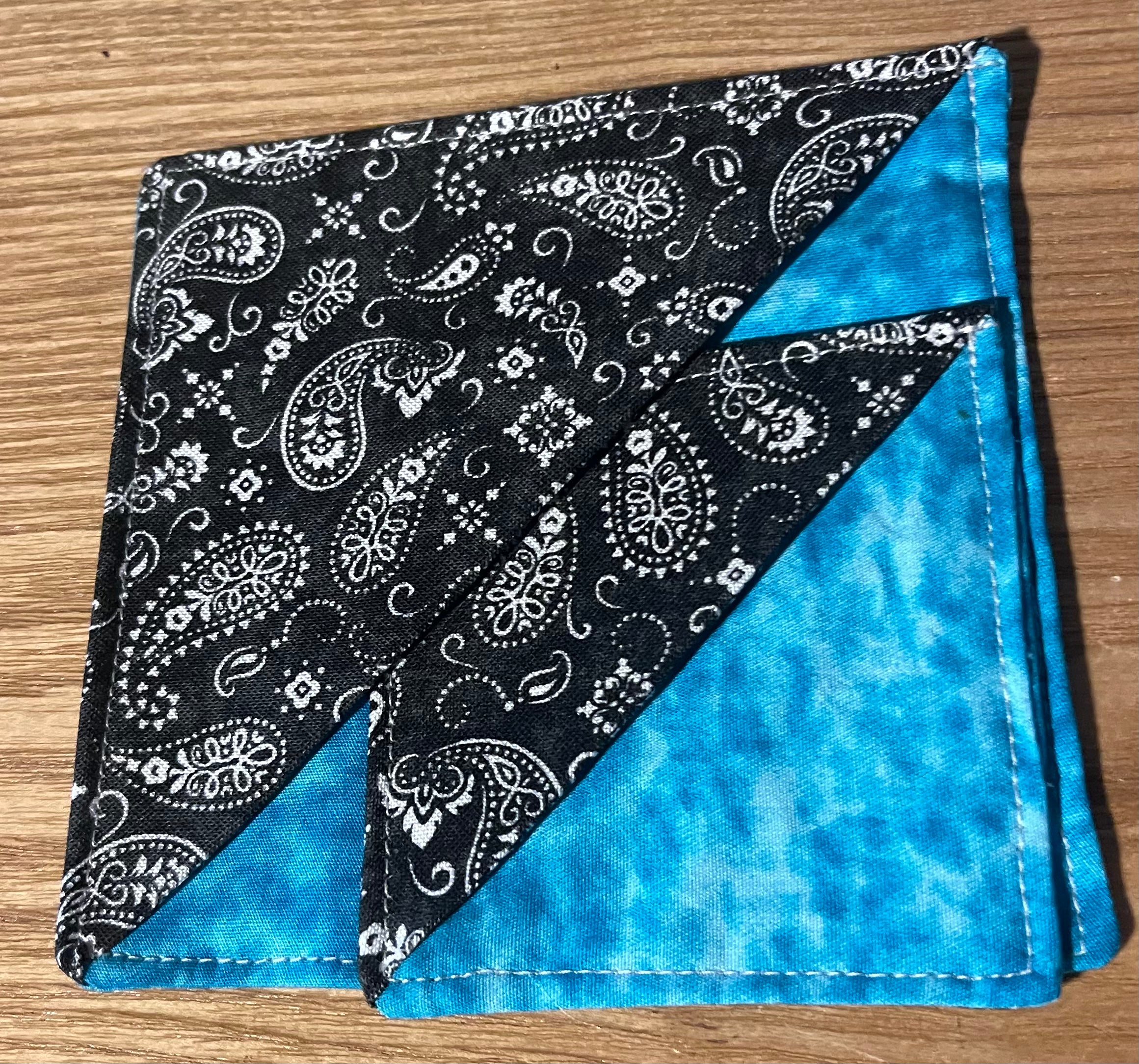 Elegant Paisley Bookmarks Set - 1 x 5
