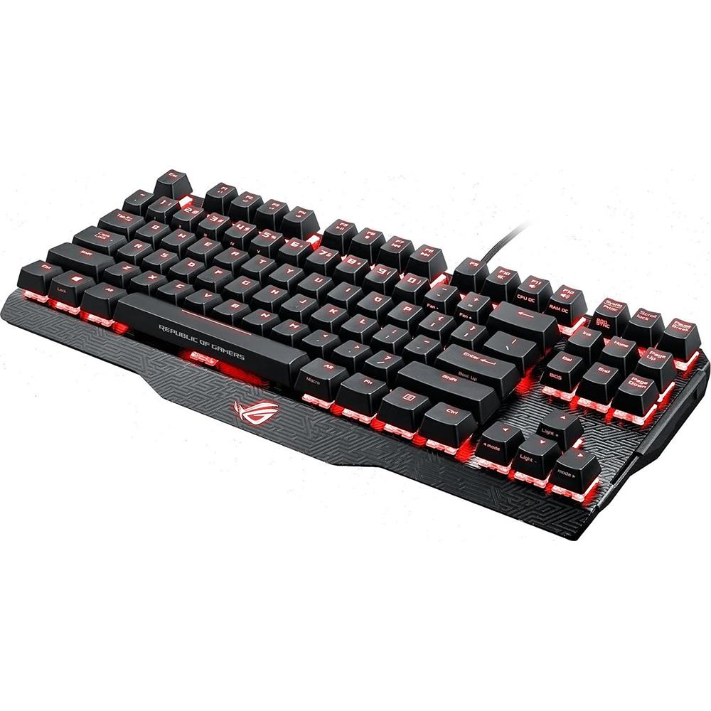 ASUS NVIDIA VGA Mechanical Gaming Keyboard with USB 2.0 - Perfect for PC Gaming, Esports & Office Work