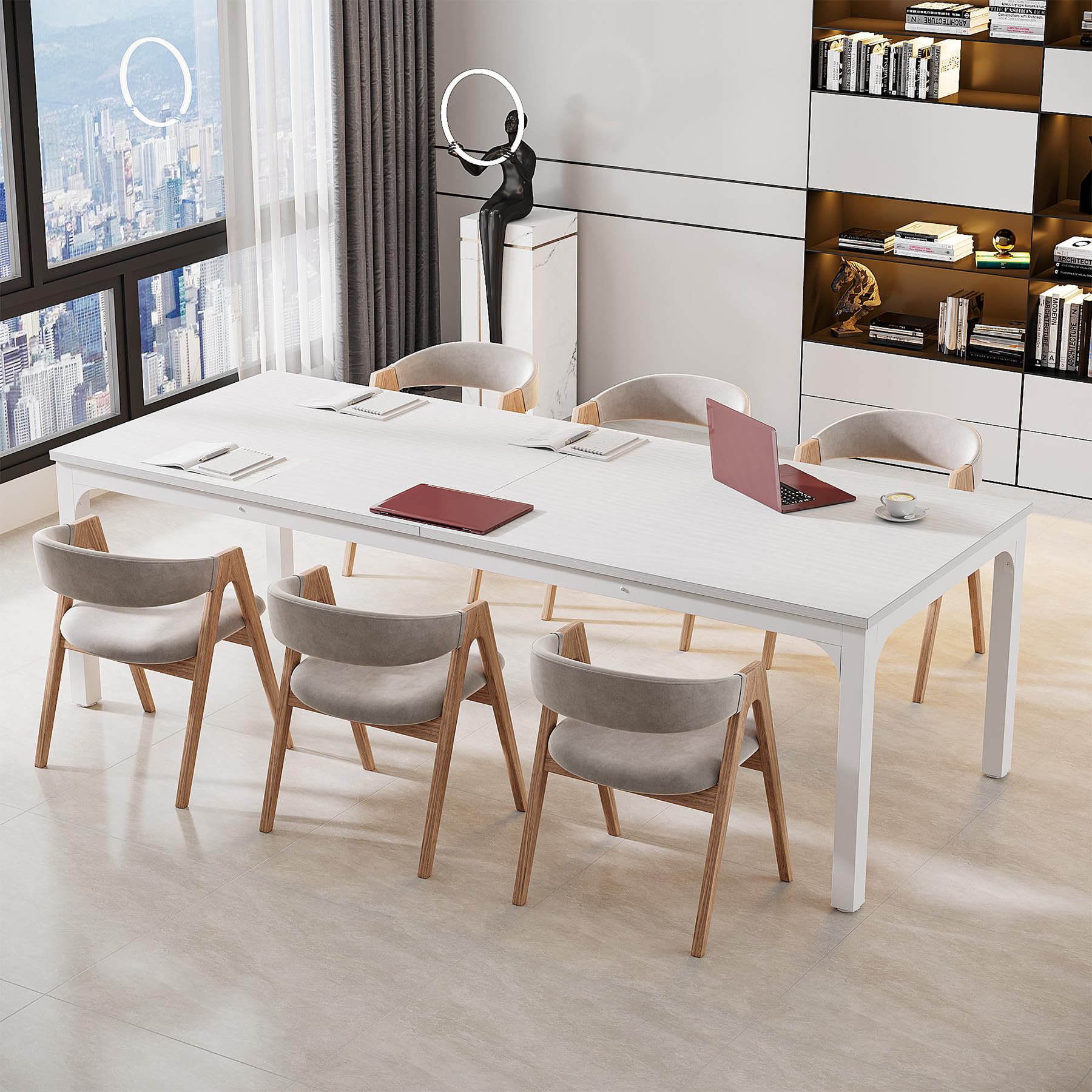 Tribesigns 6.5ft Modern Conference Room Table - 78.74