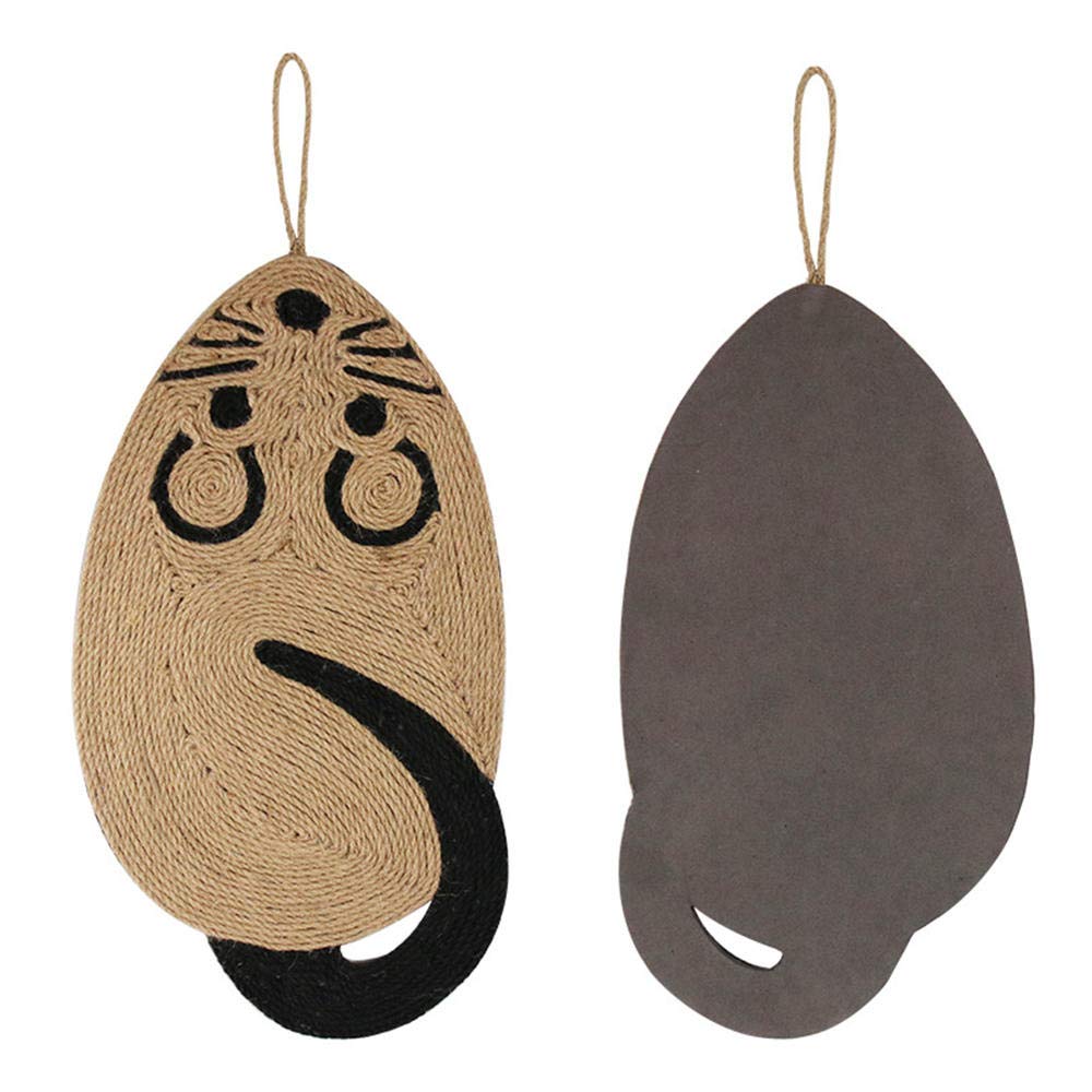Premium Sisal Cat Scratch Board - 2 Pack Durable Cat Scratcher Mat with Soft Bed for Claw Care | Pet Scratching Post Toy for Furniture Protection & Stress Relief - Perfect for Kittens & Adult Cats