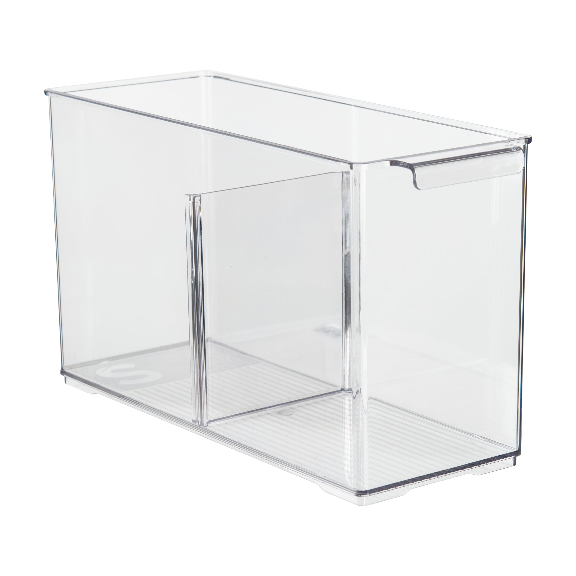 Stackable Pantry Storage Containers - Small Clear Plastic Food Storage Bins for Kitchen Organization, Spice, Snack, and Dry Goods - Perfect for Pantry, Cabinet, and Fridge Storage