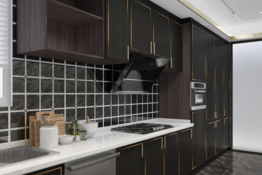 ROBAM A672 30-Inch 1050 CFM Under Cabinet Range Hood with Touchless Control - Powerful Kitchen Ventilation for Smoke & Odor Removal - Perfect for Home Cooking, Grilling & Entertaining