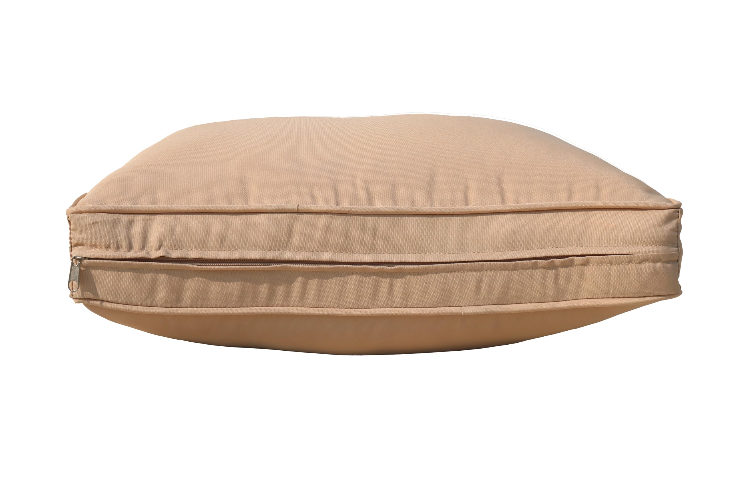 Waterproof Outdoor Patio Cushion Covers Set of 14 - Replacement Covers for Patio Furniture with Zippers, Beige | Durable & Weather-Resistant for Deck, Poolside & Garden Use