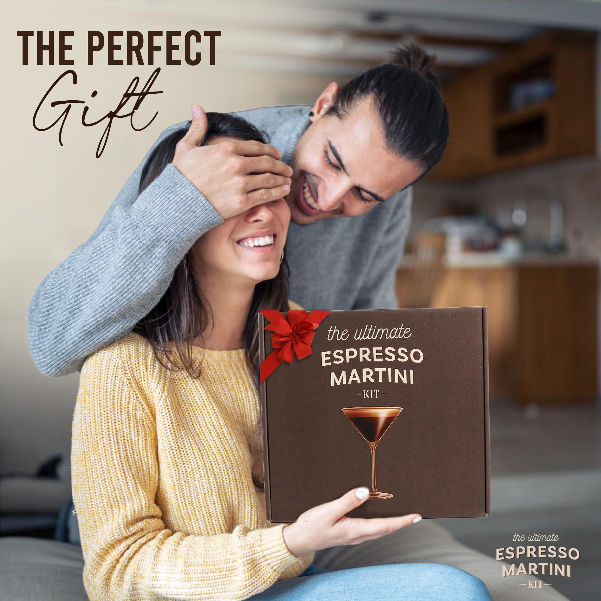Espresso Martini Kit Gift Set - Complete Cocktail Maker Kit with Premium Espresso Mix, Shaker, Glasses & Party Accessories | Perfect for Birthdays, Weddings & Girls Night Out | Elegant Gifts for Women & Home Bartenders