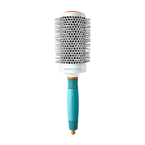 Moroccanoil Ceramic Round Hair Brush for Smooth & Shiny Hair - Perfect for Blowouts, Styling & Salon Quality Results at Home