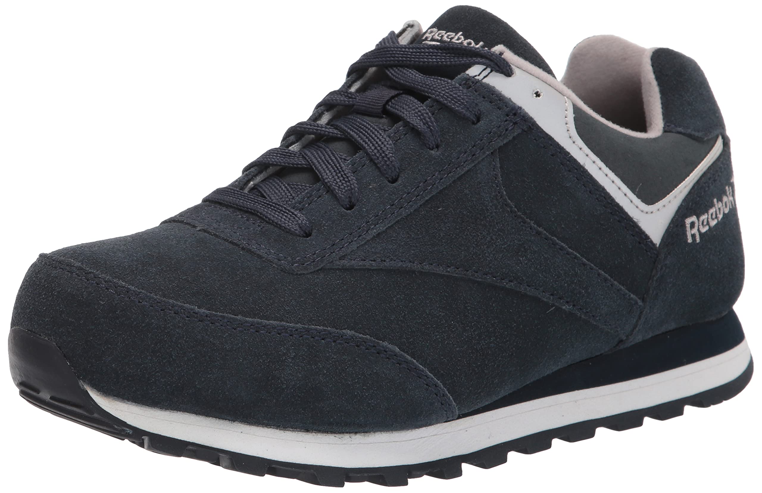 Reebok RB1975 Men's Steel Toe Safety Work Shoes - Blue | Slip & Oil Resistant, Comfortable for Construction, Warehouse & Industrial Work