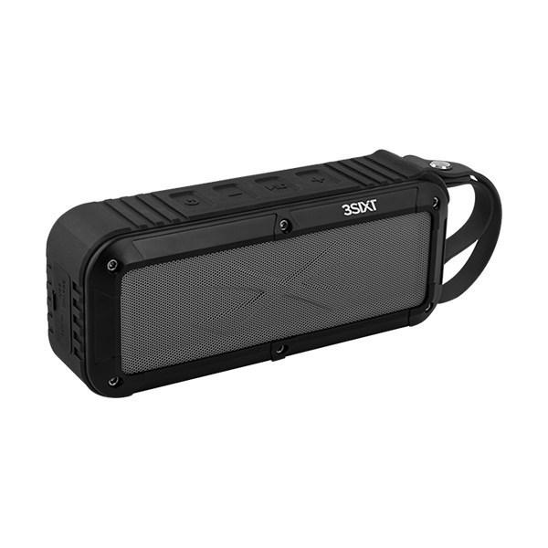 3sixT SoundBrick Bluetooth Wireless Speaker - IPX6 Waterproof, Shockproof, Portable Outdoor Speaker with 20H Playtime - Perfect for Beach, Pool, Hiking & Camping (Black)