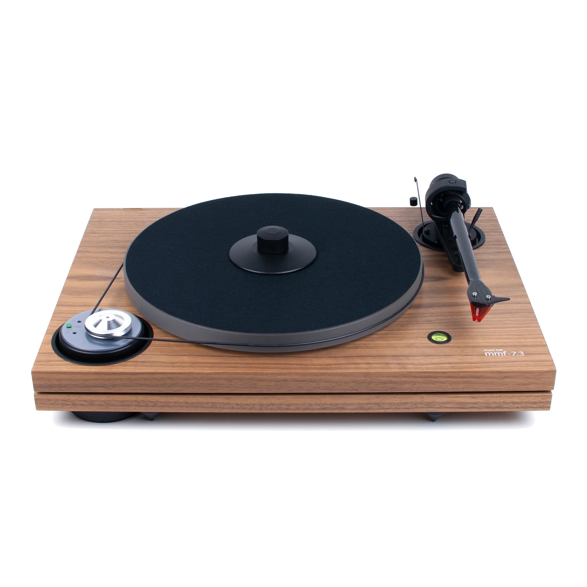Music Hall MMF 7.3 SE Walnut Wood Turntable - High Fidelity Vinyl Record Player with Belt Drive for Audiophiles & Home Entertainment Systems