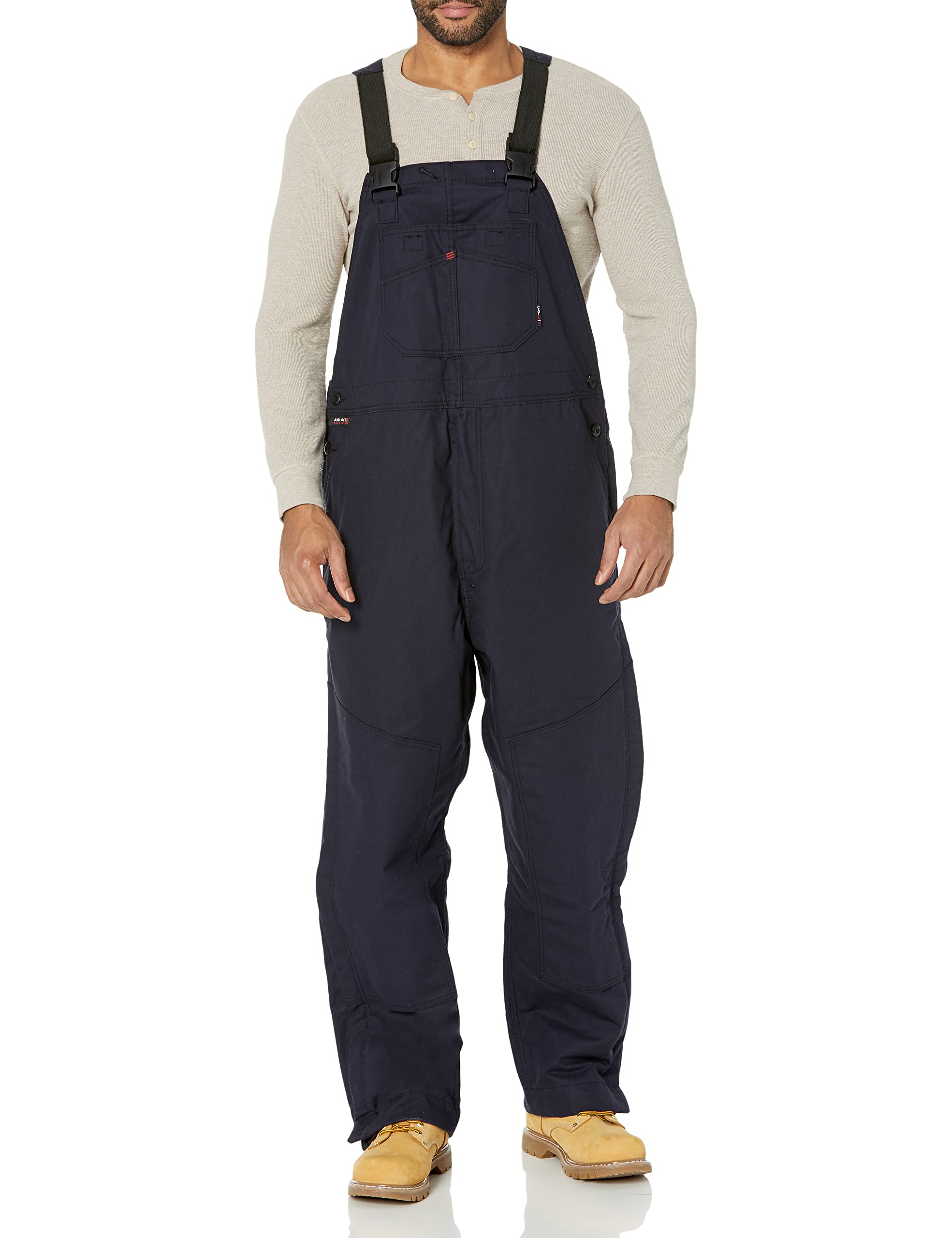 ARIAT Fire Resistant Insulated Overall 2.0 Bib - Navy XX-Large 30 - Durable Workwear for Oilfield & Construction