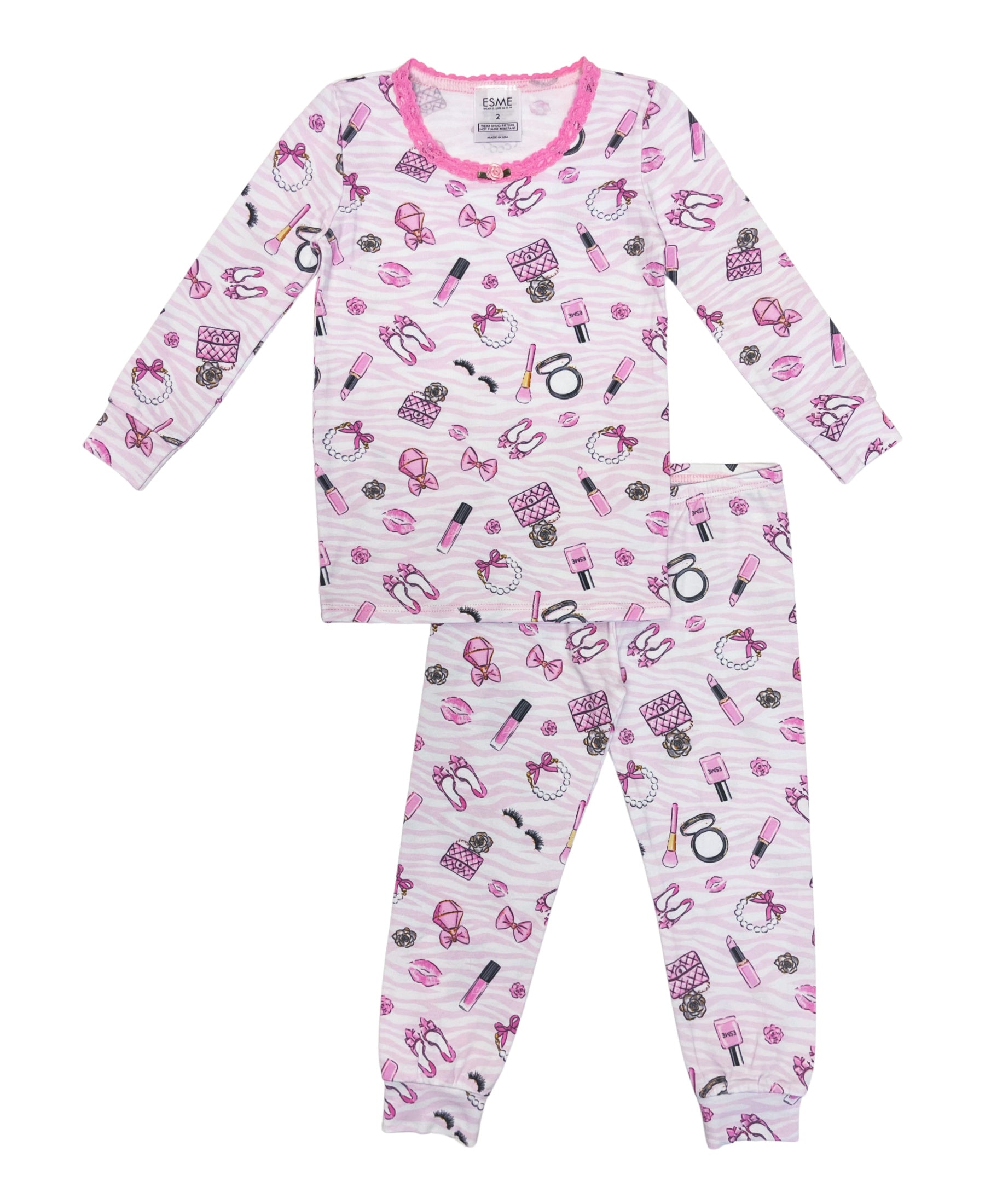 Glam Full Length Loungewear Set for Women - Soft & Comfortable Sleepwear Pajama Set - Perfect for Relaxing at Home, Sleepovers, and Self-Care Evenings