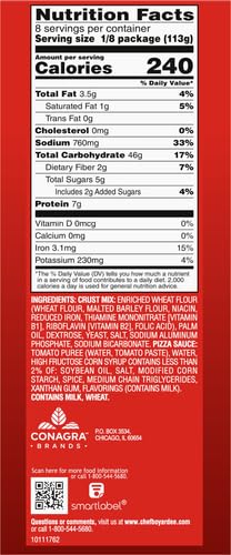 Chef Boyardee Cheese Pizza Maker Kit - 31.85 oz | Easy Homemade Pizza Maker for Kids & Family | Perfect for Birthday Parties, Sleepovers & Family Cooking Nights