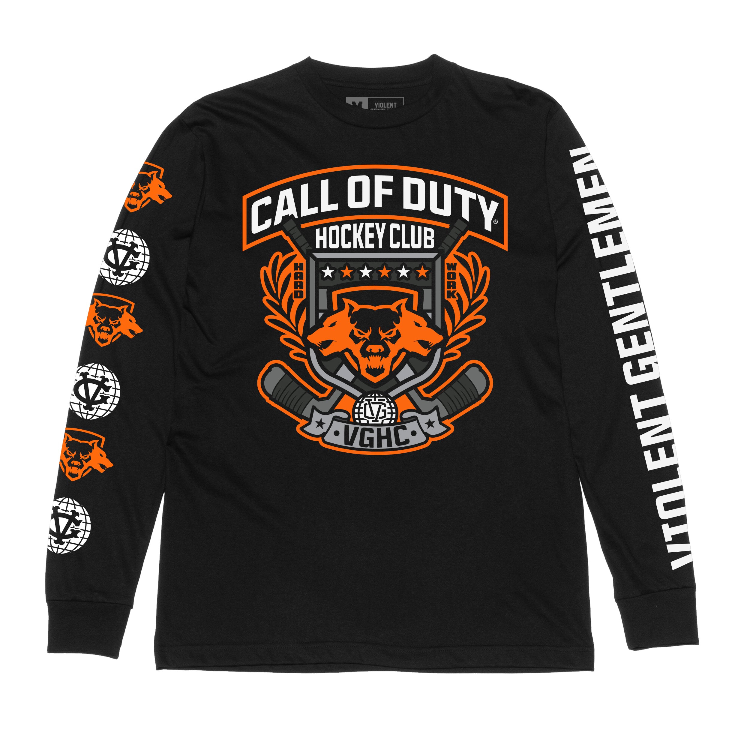 Call of Duty Hockey Club Long Sleeve T-Shirt for Men - Gaming & Sports Fan Apparel - Perfect for Casual Wear, Gaming Events & Hockey Games