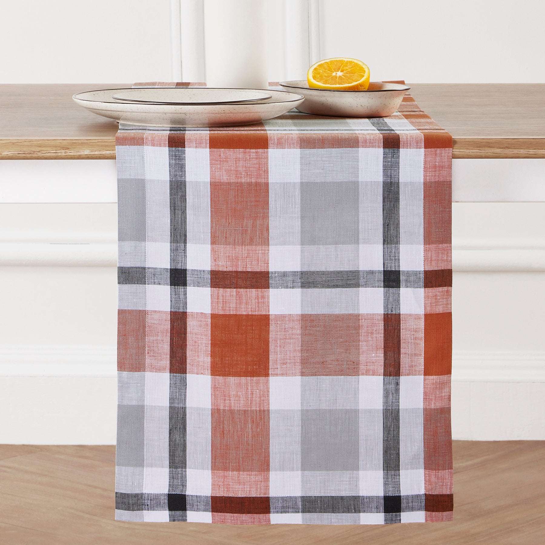 Cinnamon Fall Buffalo Check