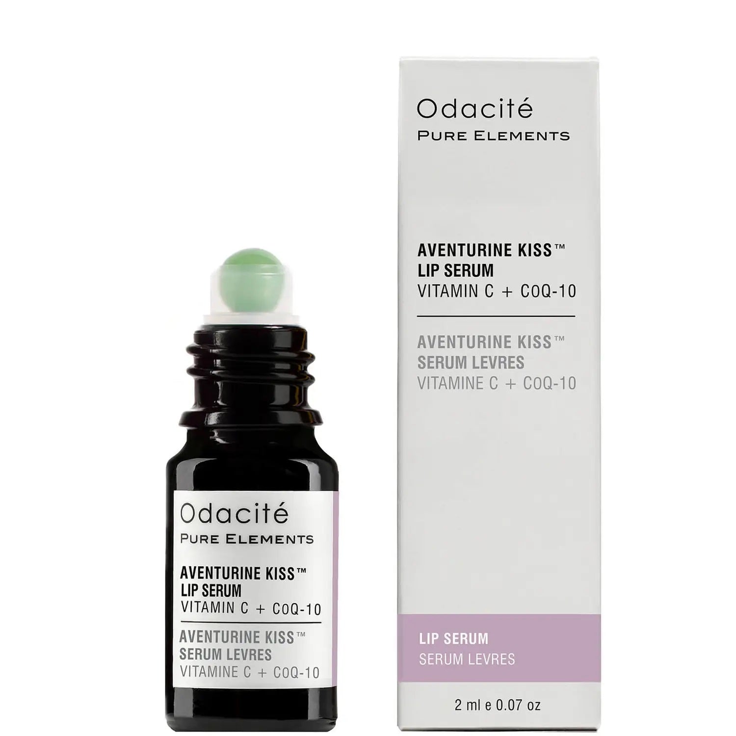 Aventurine Kiss Lip Serum with Vitamin C & CoQ10 - Hydrating & Plumping Lip Treatment for Dry Lips | Perfect for Daily Use & Nighttime Lip Care Routine