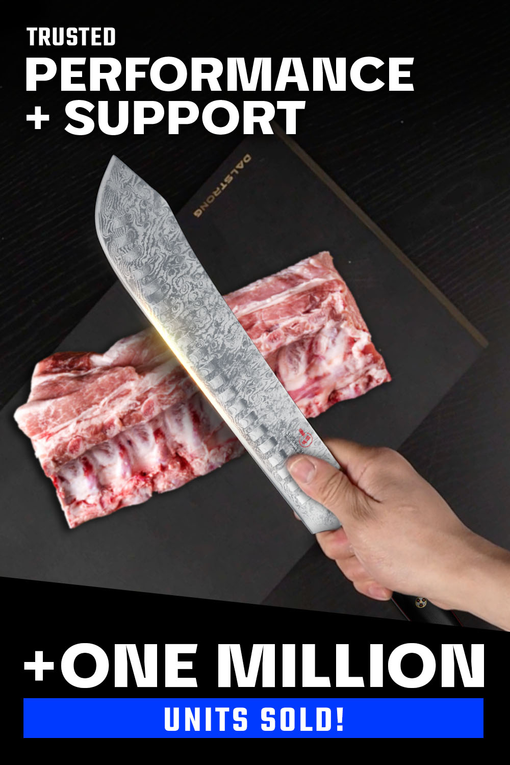 Dalstrong Shogun Series ELITE 10-Inch Bull Nose Butcher Knife - Professional Grade Japanese Steel - Perfect for Meat Processing, Butchering & Heavy-Duty Kitchen Tasks