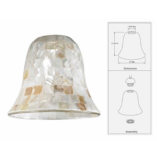 Satin Nickel Bathroom Light Fixture with Mosaic Glass Shade - Perfect for Vanity, Powder Room & Spa-Style Bathroom Decor