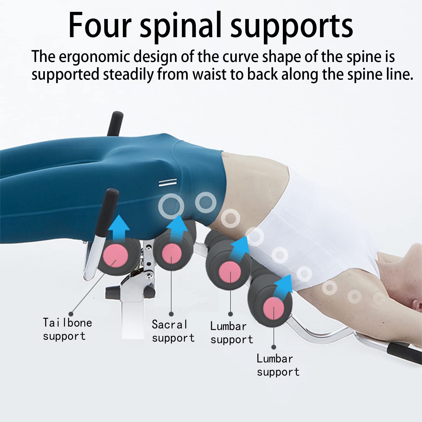Best Inversion Table for Back Pain Relief - Heavy Duty 350lbs Capacity, Improve Posture & Spinal Decompression - Home & Gym Use for Neck Pain, Sciatica & Herniated Disc Recovery