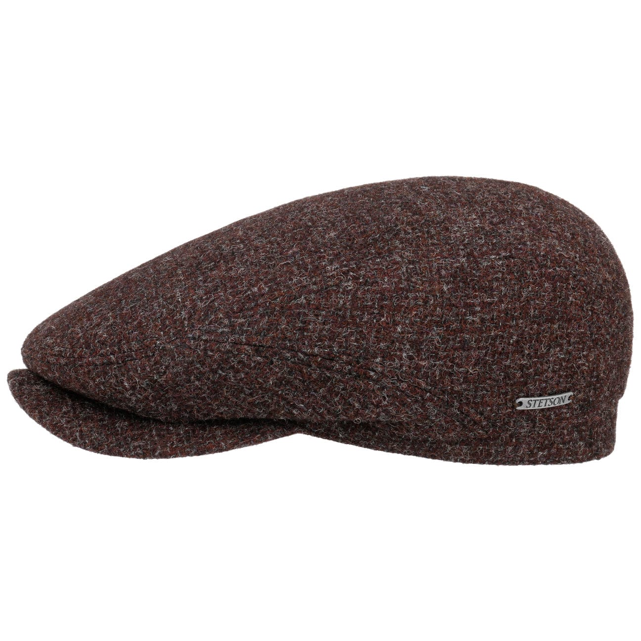 Stetson Belfast Tweed Flat Cap for Men - Classic Irish Wool Driver Hat for Outdoor, Golf, and Casual Wear