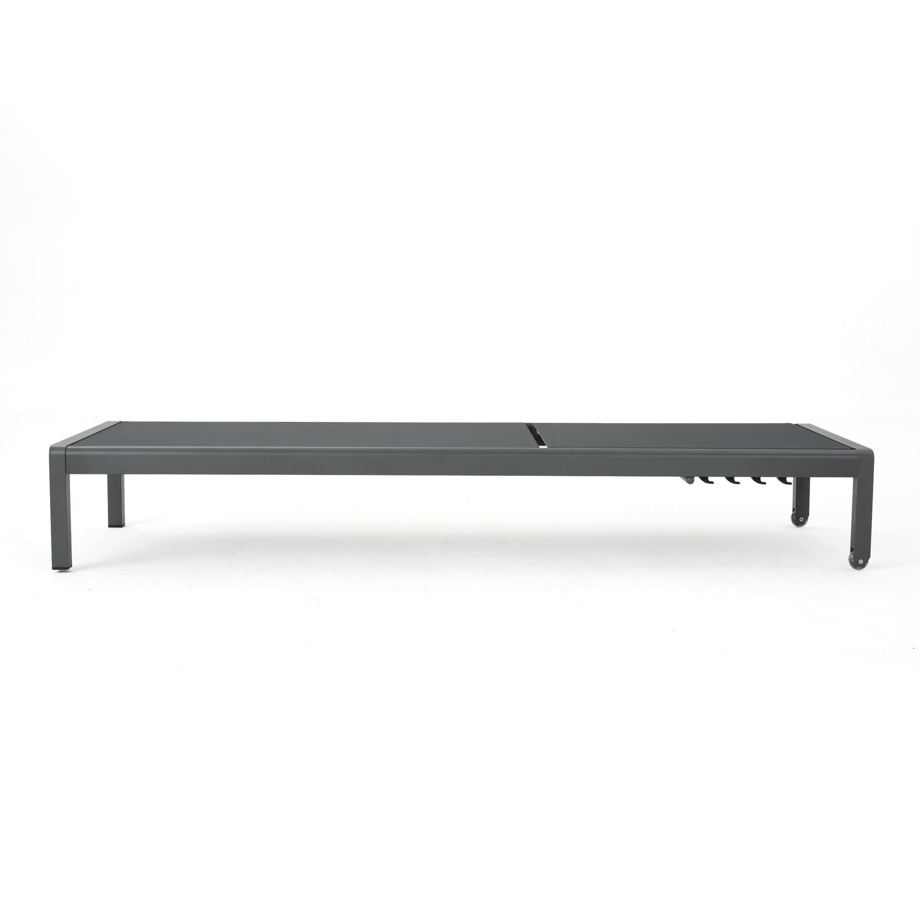 Cape Coral KD Chaise Lounge Set of 2 in Gray (MP2) - Perfect for Patio, Poolside & Outdoor Relaxation