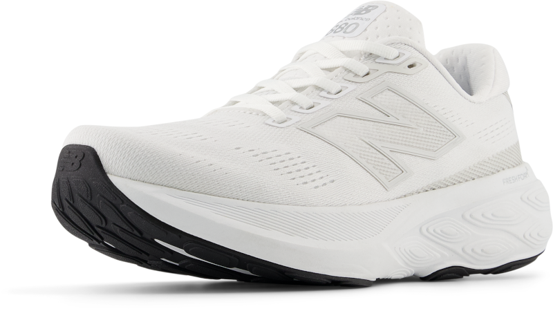 Women's Fresh Foam X 880v15 Running Shoes - White with Sea Salt & Black - Lightweight Cushioned Sneakers for Women, Perfect for Jogging, Gym Workouts & Daily Wear