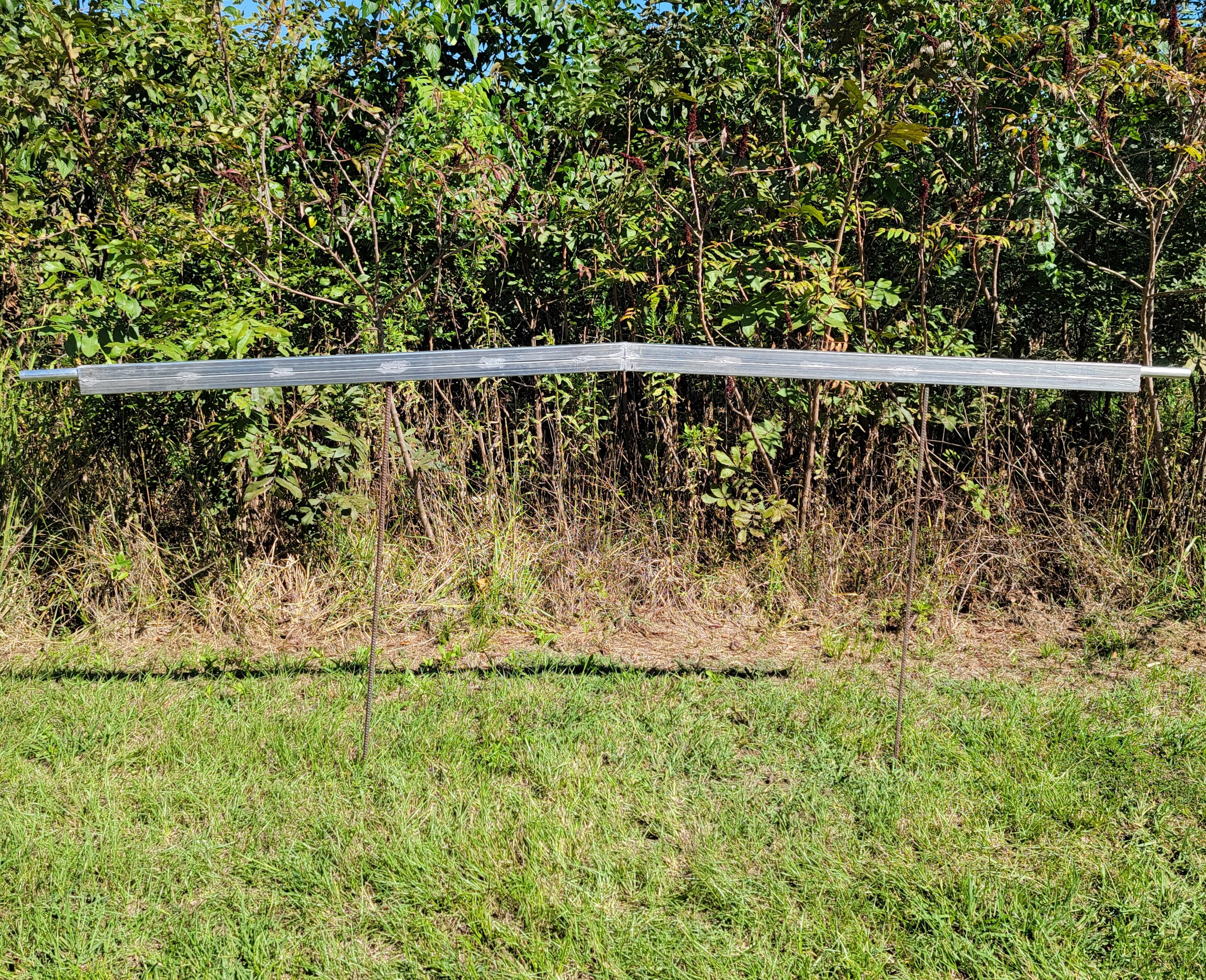 10FT Galvanized Steel Gable Roof Truss for Livestock Barns, Horse Stalls & Farm Buildings - Heavy Duty Construction for Animal Shelters & Agricultural Use