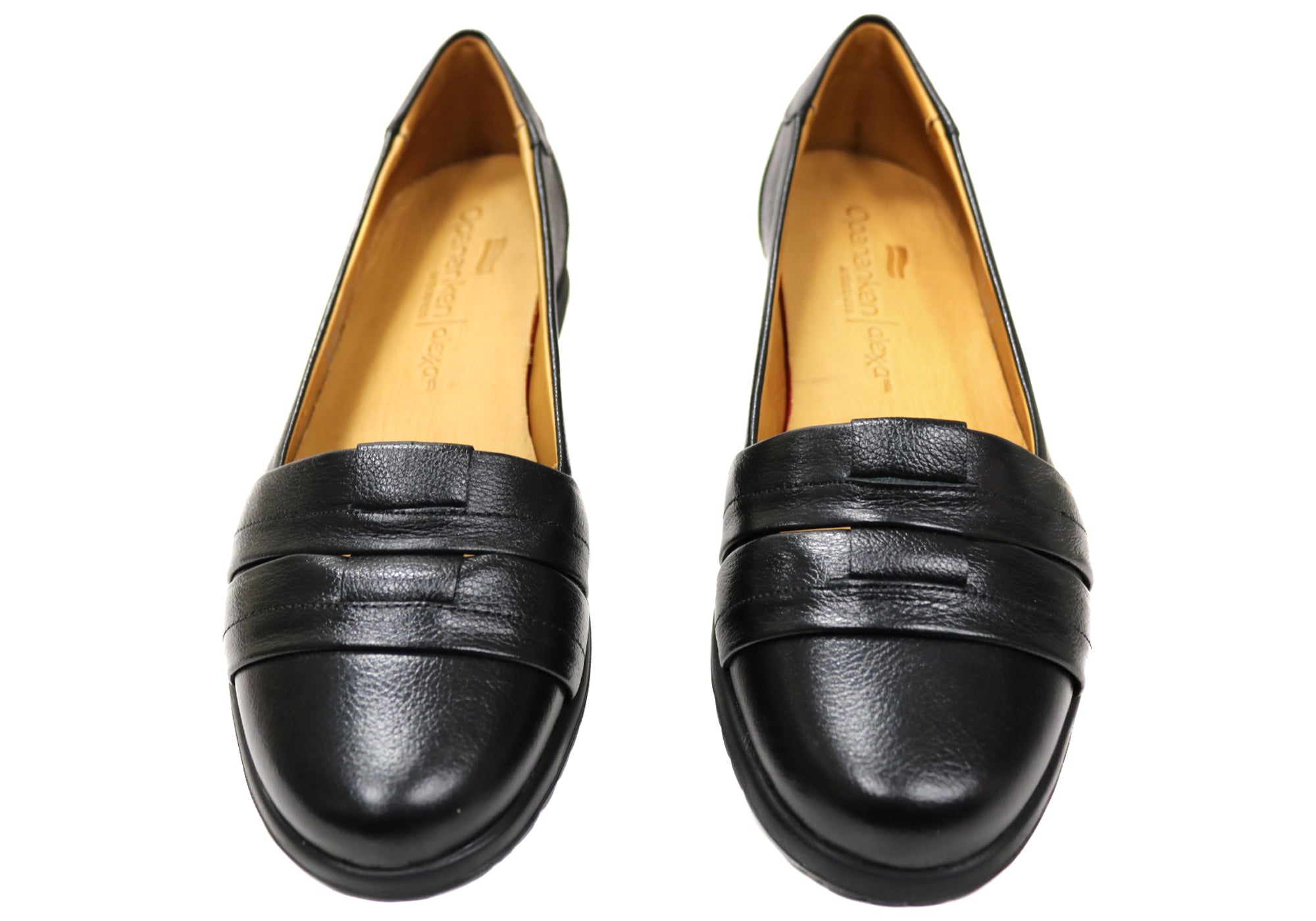 Opananken Yasmine Women's Comfortable Brazilian Leather Flats - Soft Slip-On Loafers for Work, Travel & Casual Wear