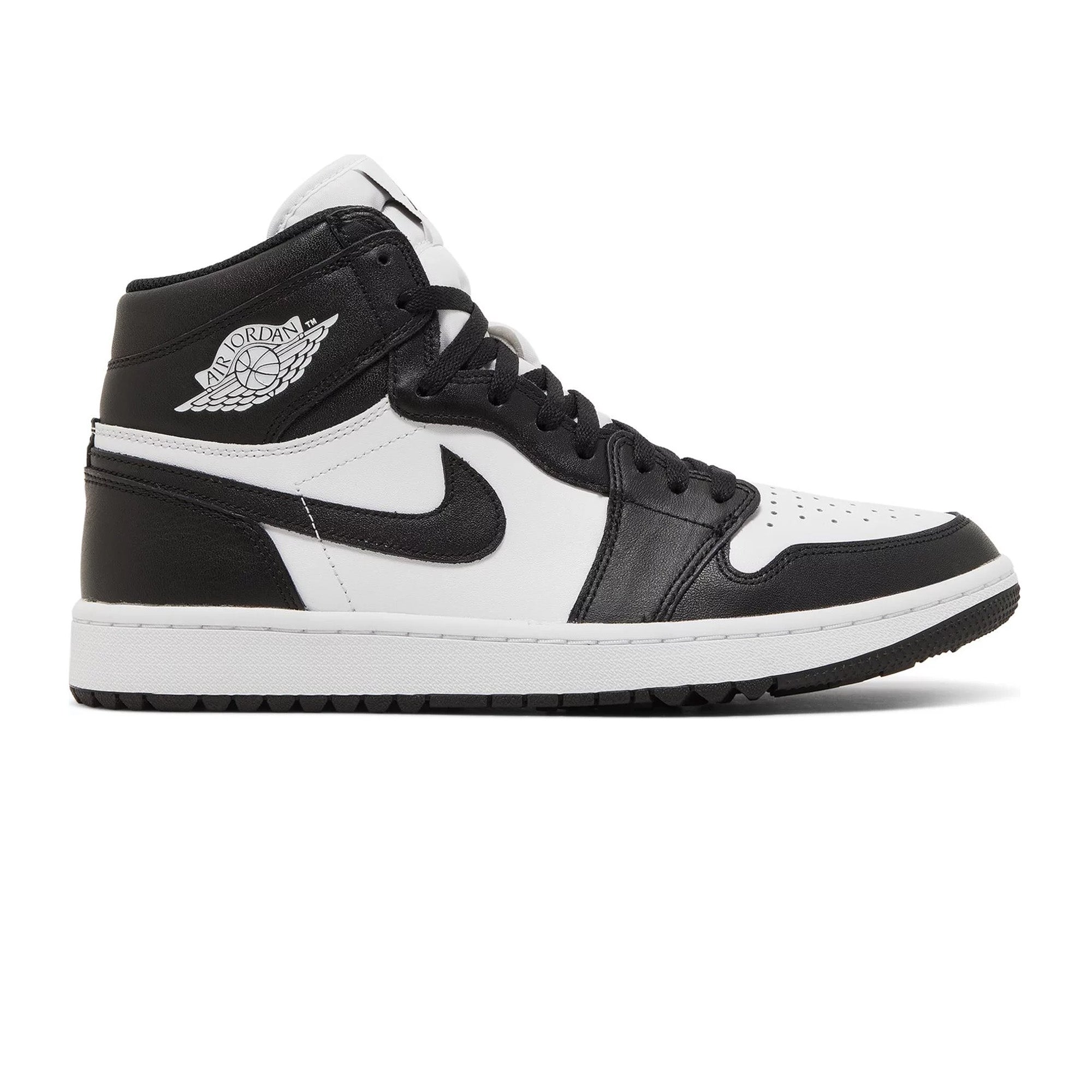 Air Jordan 1 Retro High Golf Shoes 'Black White' - Men's Basketball Sneakers for Golf & Streetwear (2023 Release) - Perfect for Golf Courses, Casual Wear & Sneaker Collectors
