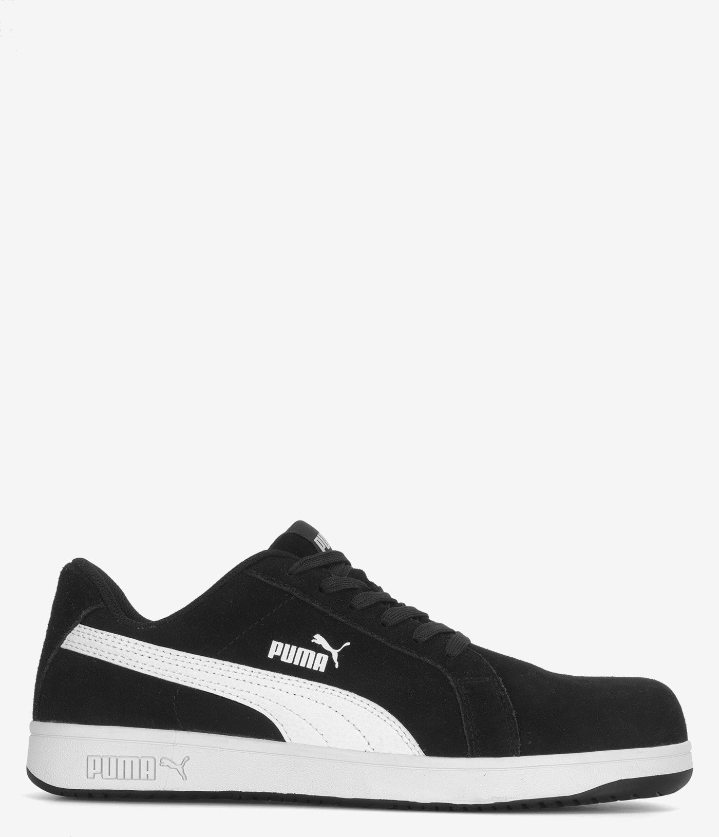 PUMA Men's Safety Iconic Suede Low Composite Toe Work Shoes - Lightweight & Slip-Resistant for Construction & Warehouse Jobs
