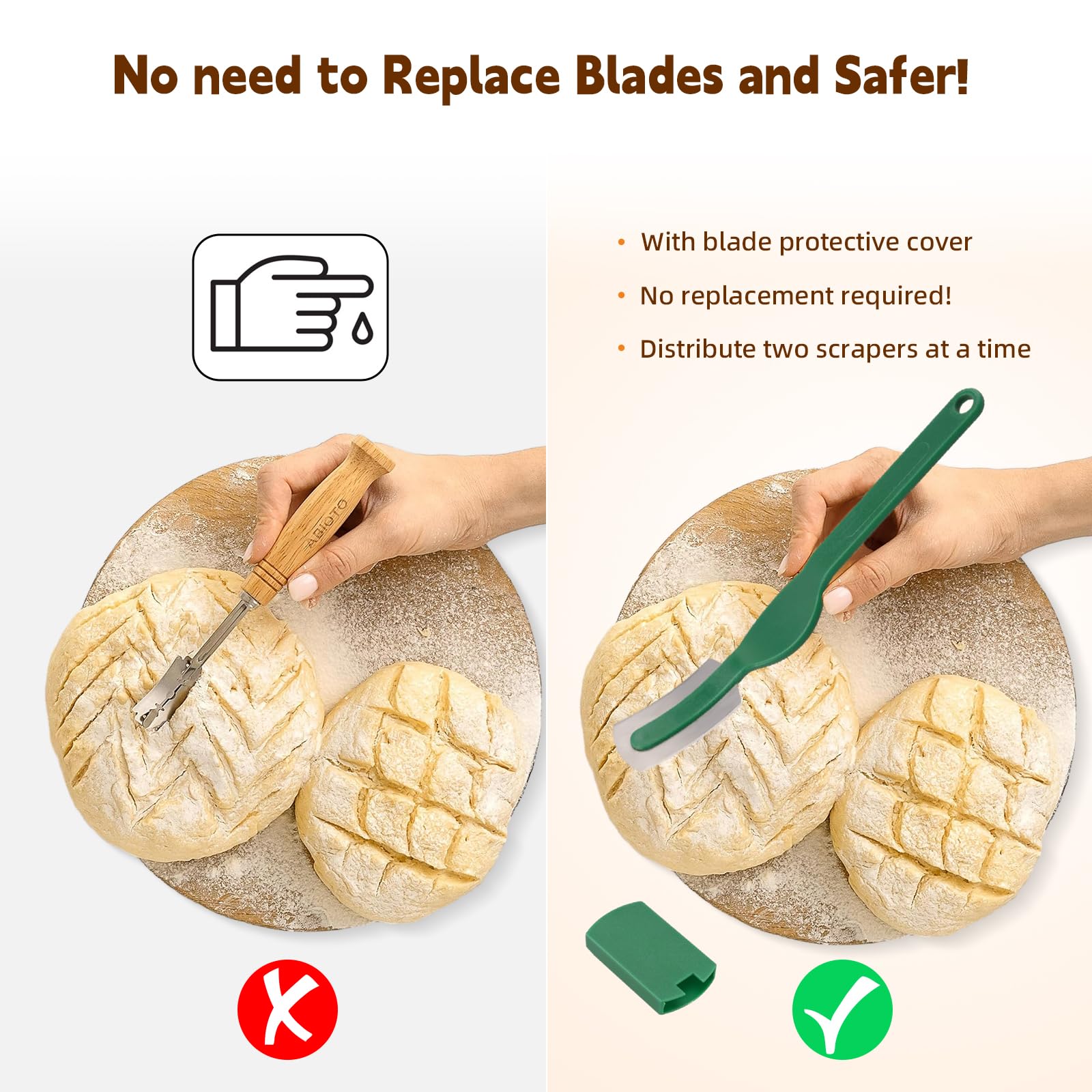 Ultimate Sourdough Bread Making Kit - 7-Piece Set with Starter Jar, Proofing Baskets, Silicone Dough Scraper, Bread Lame & Whisk - Perfect for Artisan Bread Baking at Home | Gift for Bakers & Bread Lovers