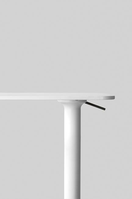 Yo Round Adjustable Height Side Table by Lapalma - Modern Nesting End Table for Living Room, Bedroom & Office - Versatile Coffee Table with Smooth 360° Rotation