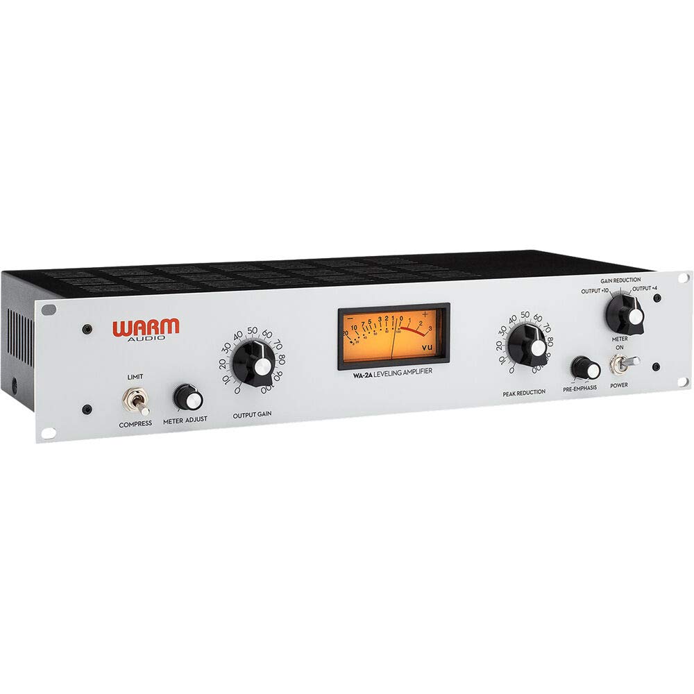 Warm Audio WA-2A Tube Optical Compressor with Audio Technica AT2020 Microphone & XLR Cable Bundle - Professional Studio Recording, Podcasting & Home Music Production
