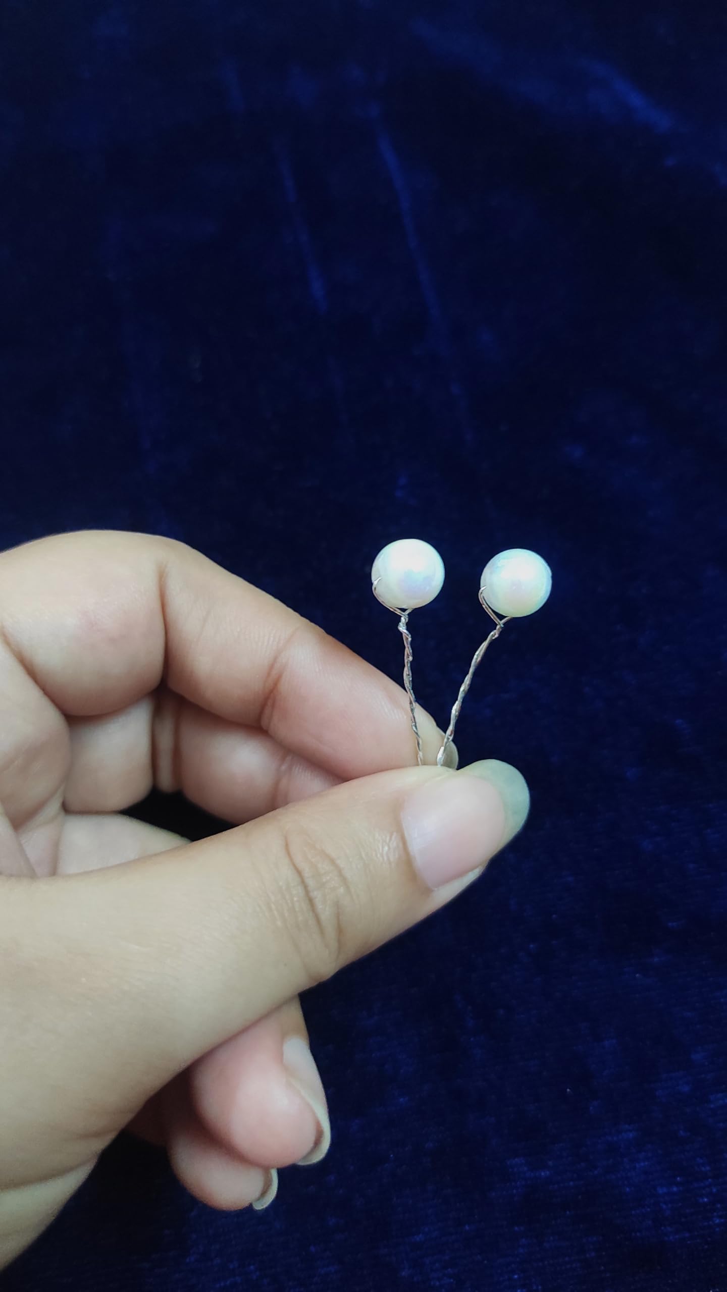 25 Pack Pearl Hair Pins for Wedding Hairstyles - Adjustable Hair Clips & Bridal Hair Accessories for Women & Girls (Shiny White) - Perfect for Bridal Parties, Prom & Special Occasions