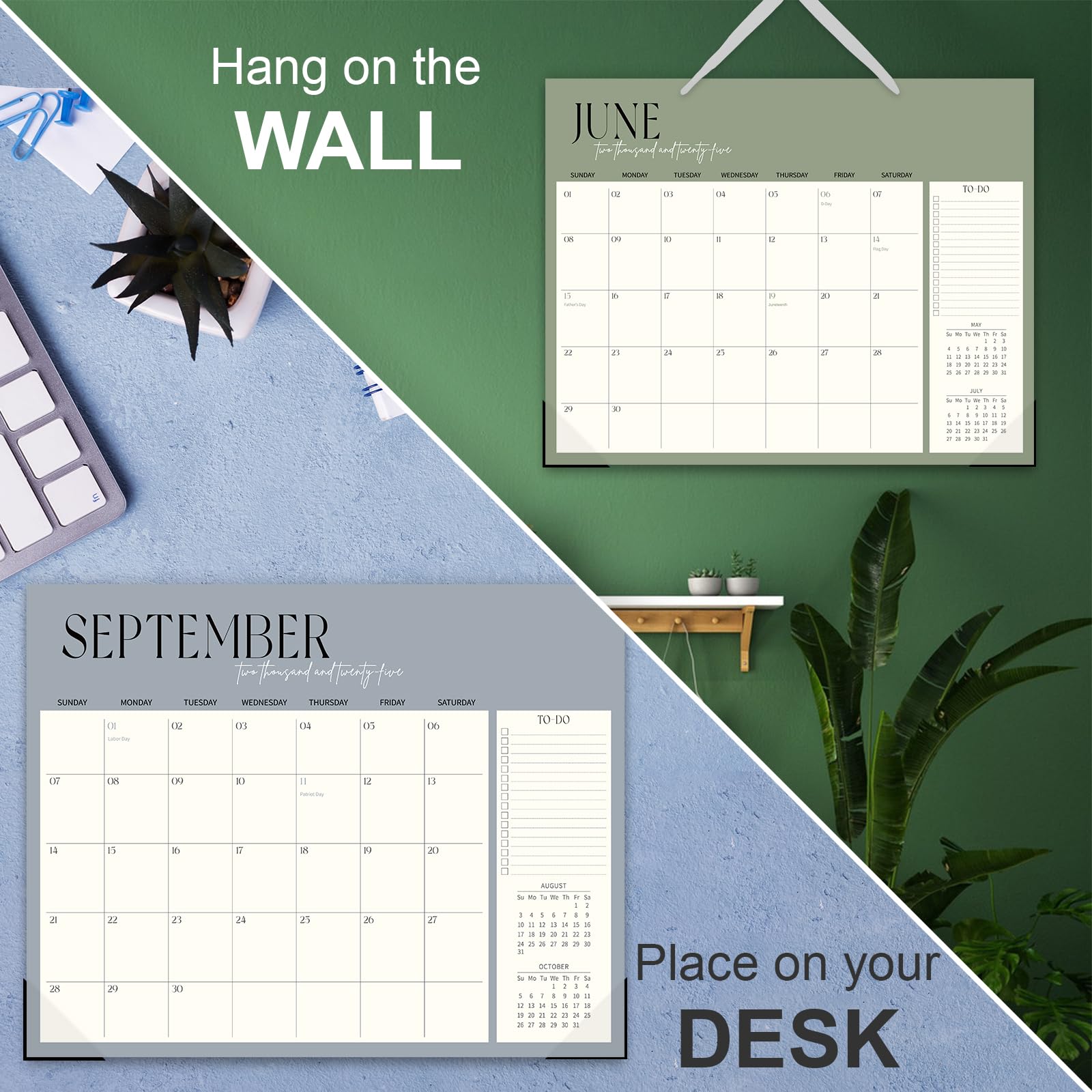 Guasslee 2025-2026 19-Month Academic Planner Calendar | 14