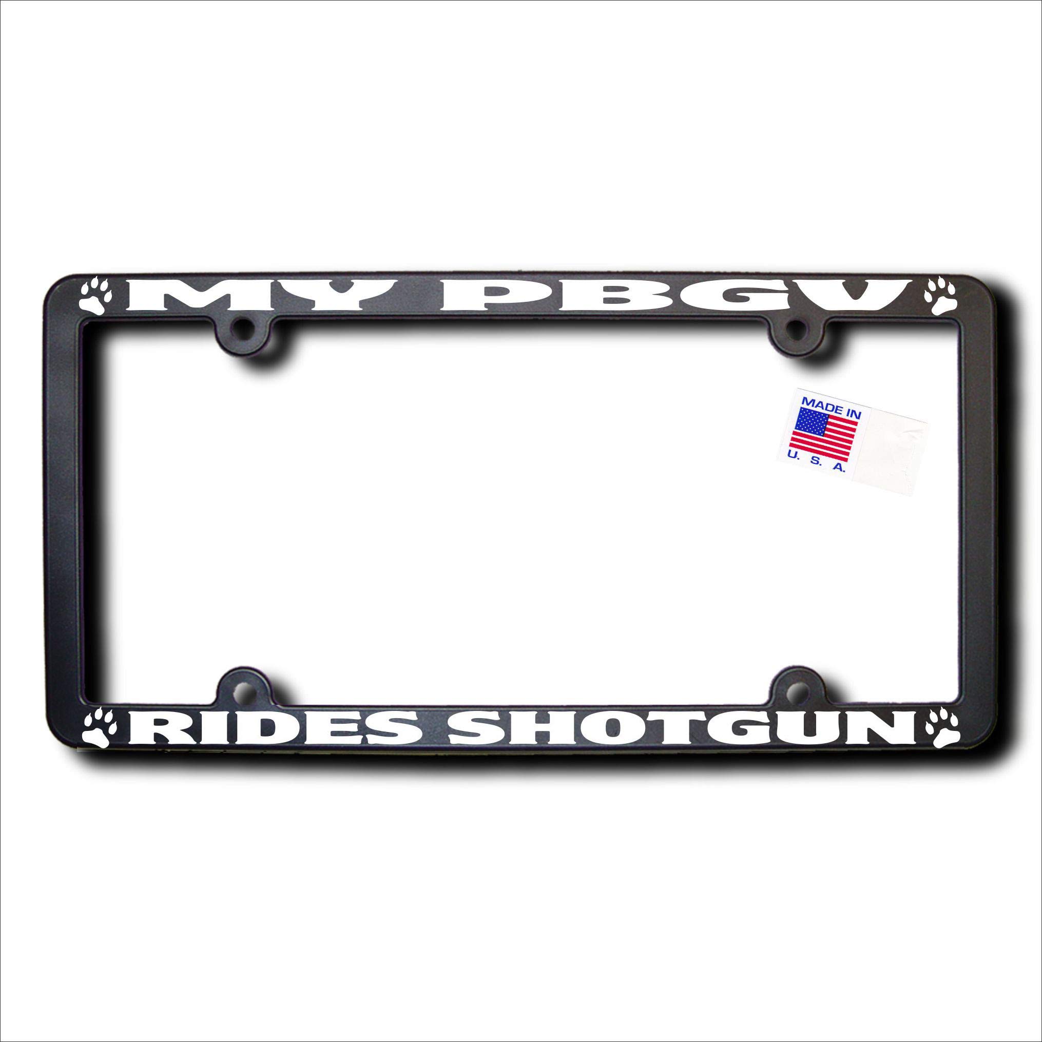 Personalized PBGV Dog Breed License Plate Frame - Custom Car Accessory for Pet Lovers | Perfect for Road Trips & Daily Commutes