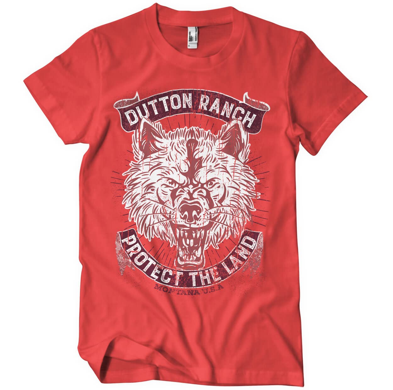 Officially Licensed Yellowstone Dutton Ranch 'Protect The Land' Men's T-Shirt - Western Style Graphic Tee for Fans & Outdoor Enthusiasts