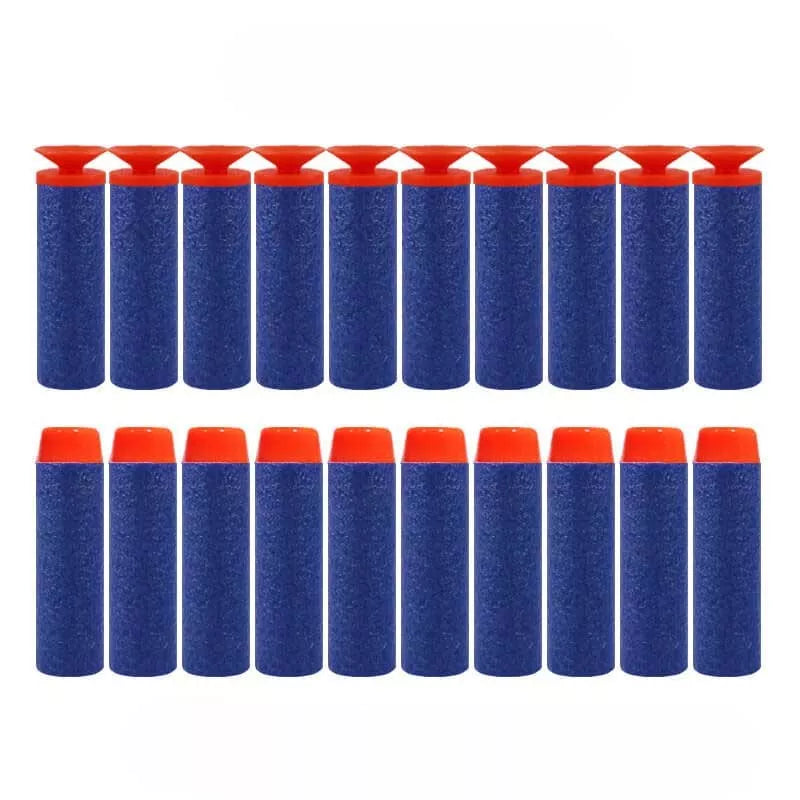 Premium EVA Foam Darts Refill 1.3x4.5cm - 100pcs Soft Safe Toy Bullets for Nerf Guns - Compatible with Most Blasters - Perfect for Kids Indoor/Outdoor Shooting Games & Target Practice