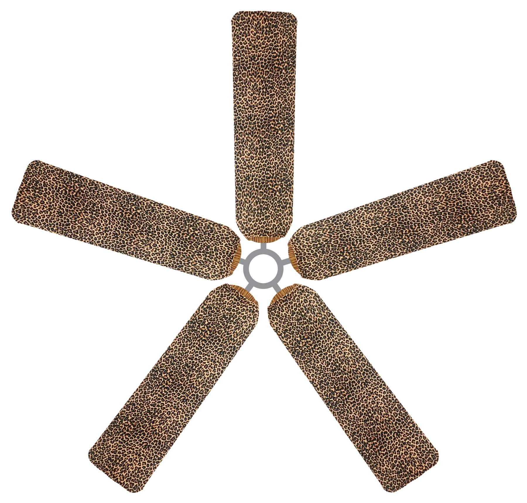 Baby Leopard Print Ceiling Fan Blade Covers - Stylish Nursery Decor for Baby Rooms & Kids Bedrooms