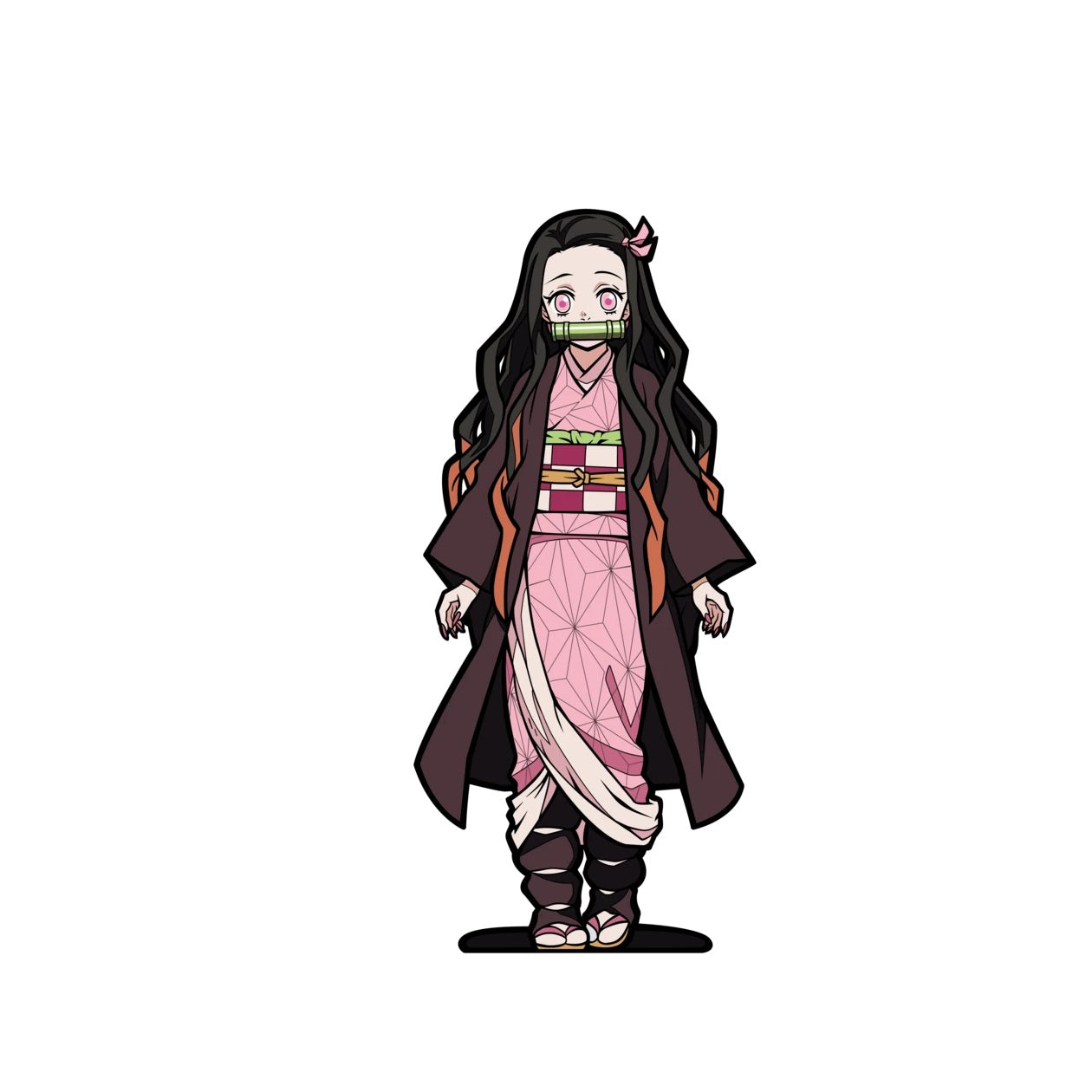 Demon Slayer Anime Nezuko Kamado Enamel Pin - FiGPiN Collectible [379] - Perfect for Cosplay, Gifts & Anime Merch Fans