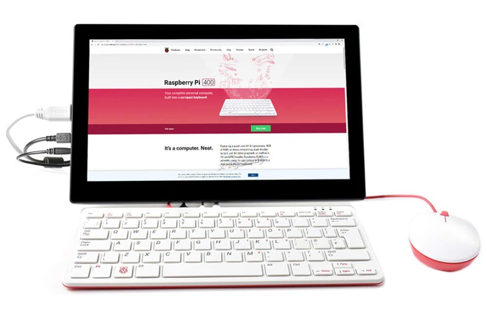 XYGStudy Raspberry Pi 400 Kit - Powerful All-in-One Computer with 13.3