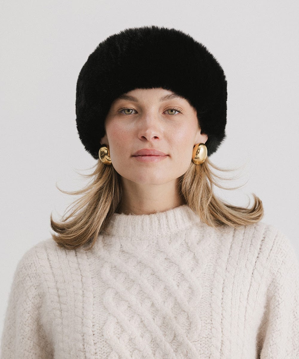 Margot Faux Fur Headband for Women - Soft Winter Head Wrap, Fashionable Hair Accessory for Cold Weather, Outdoor Activities and Stylish Outfits