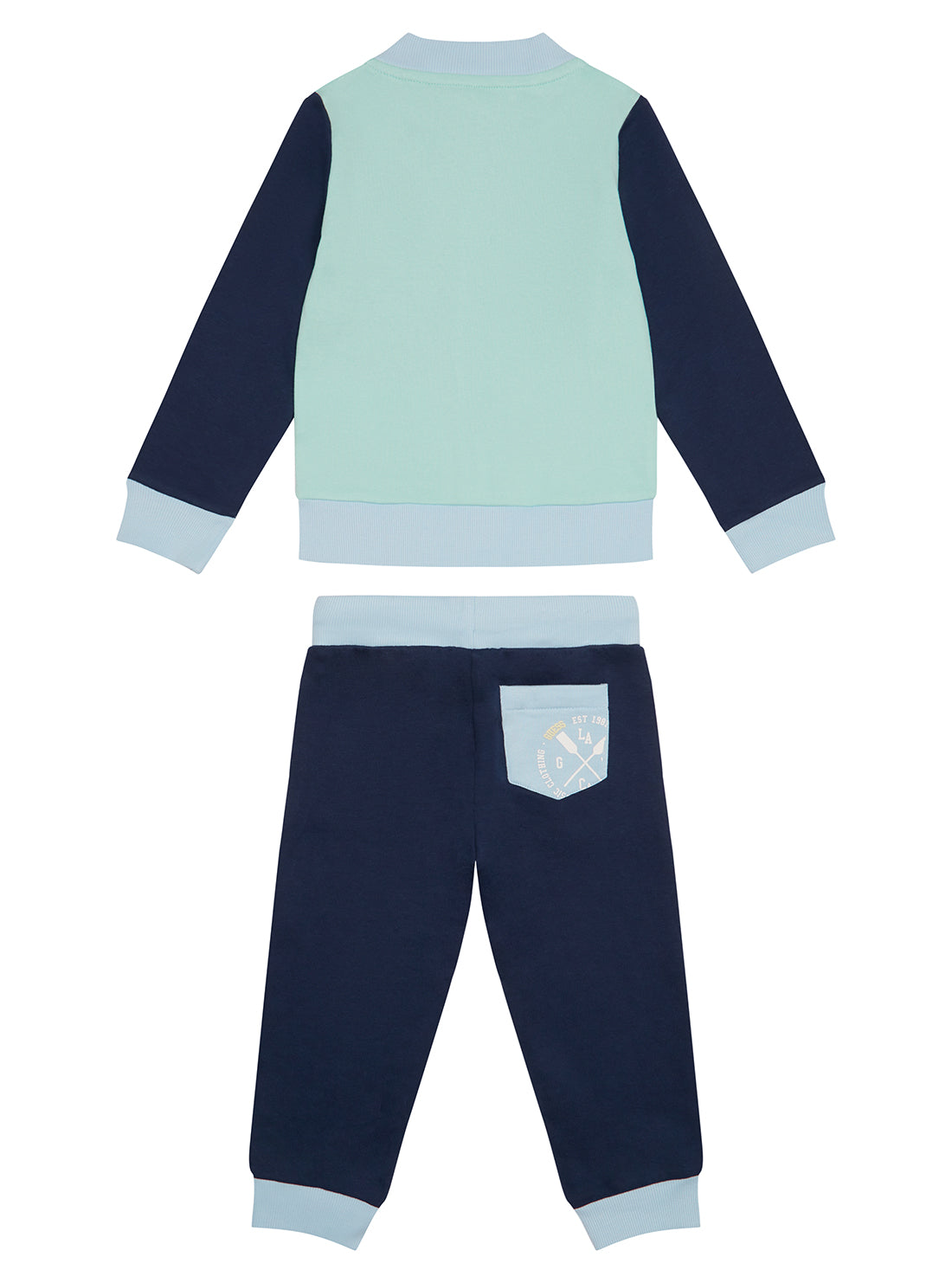 Blue Multi Active Top and Pants Set for Baby Boys & Girls (0-18 Months) - Perfect for Playtime, Outings & Photo Shoots