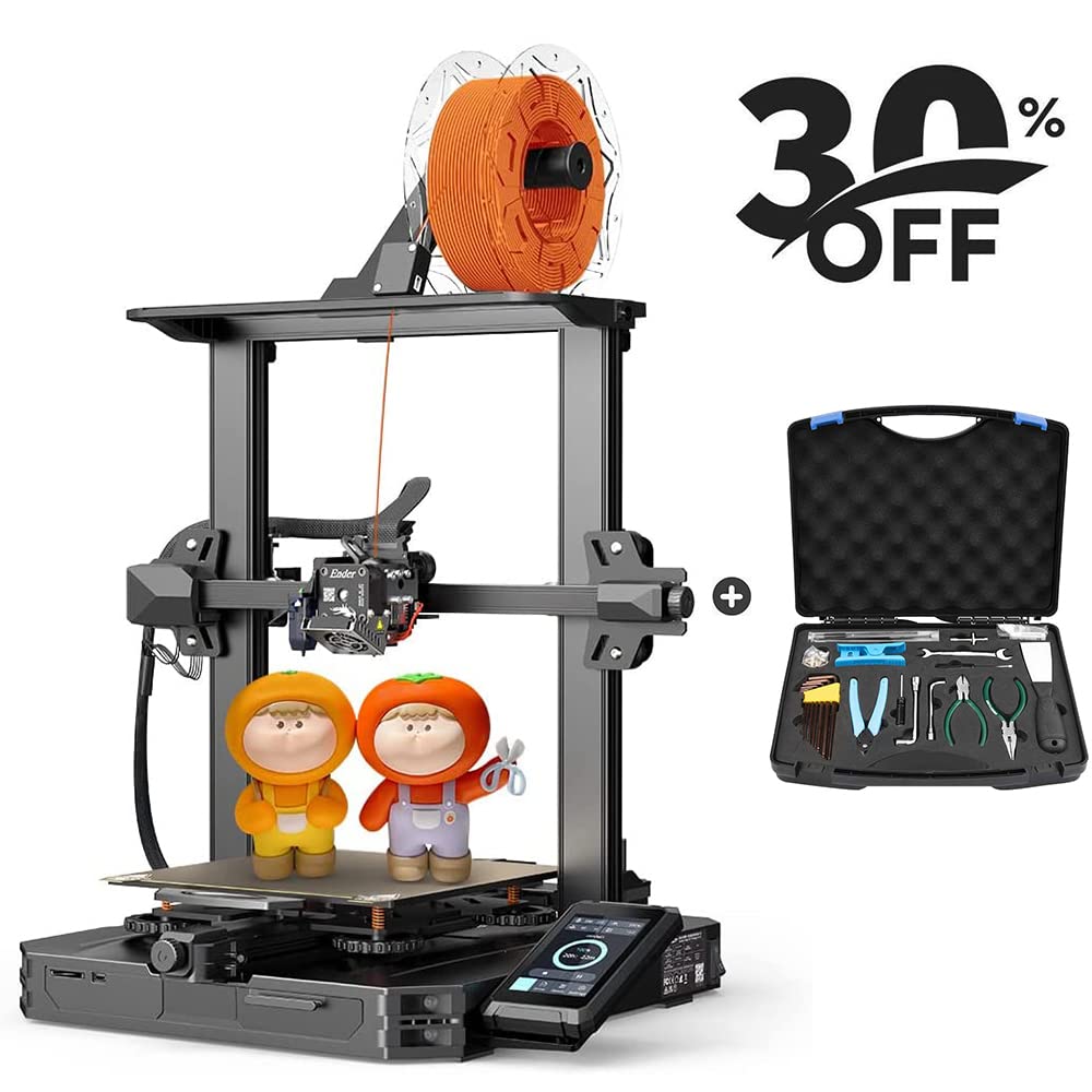 Official Creality Ender 3 S1 Pro 3D Printer with Tool Kit Bundle - High Precision FDM 3D Printing for Home, Office & DIY Projects