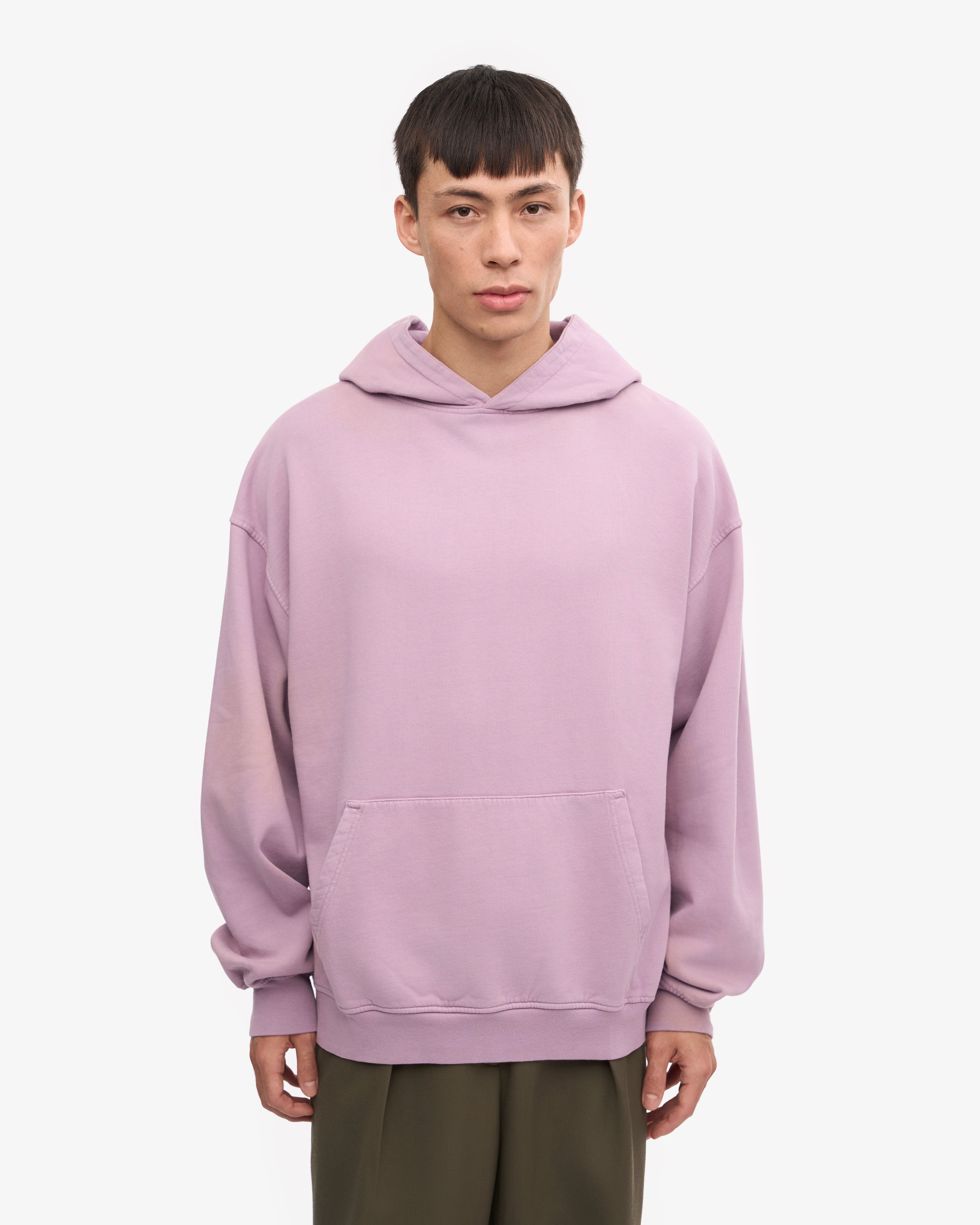 Organic Oversized Hoodie - Pearly Purple | Soft & Cozy Unisex Pullover for Men & Women | Perfect for Casual Wear, Lounge & Outdoor Activities