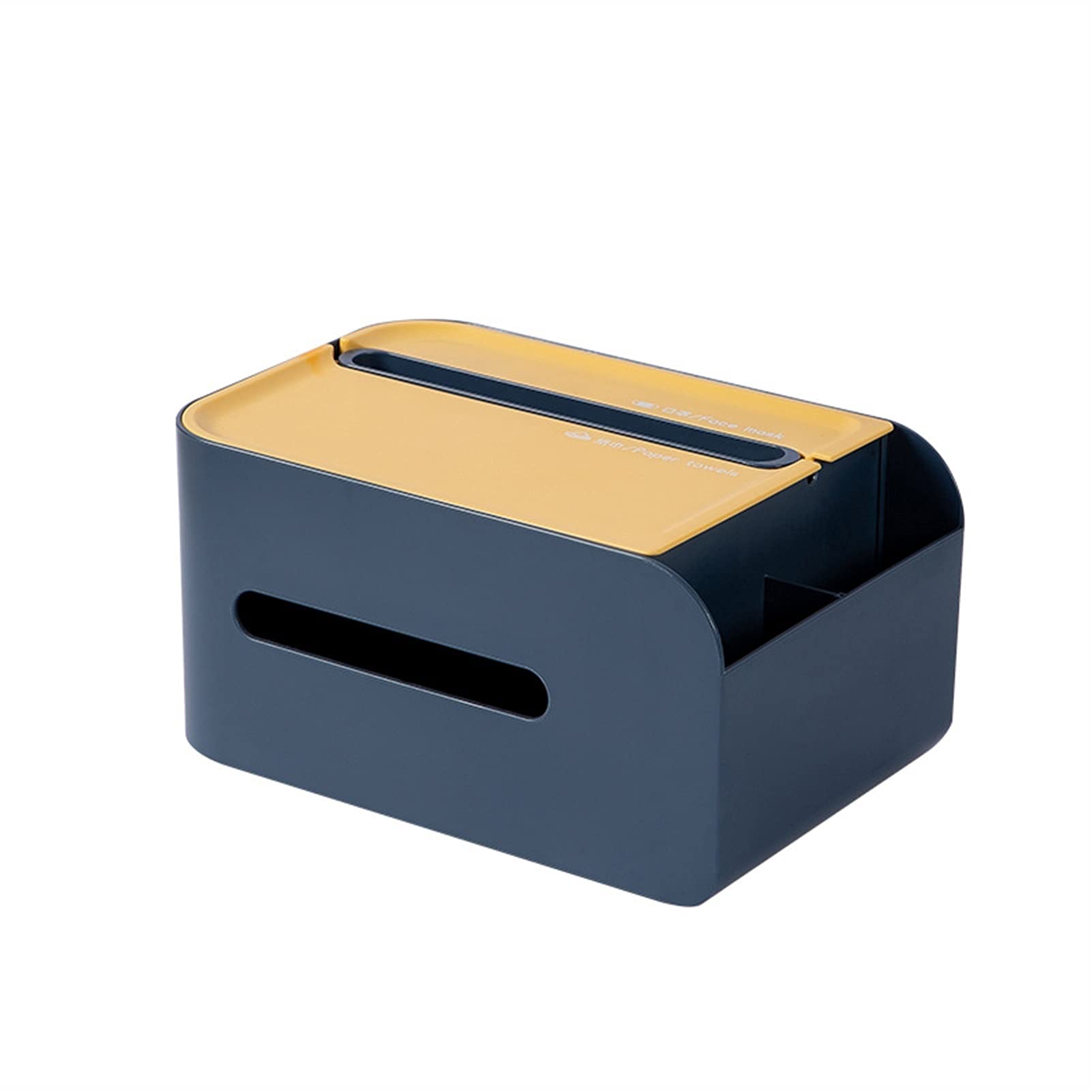 Multifunctional Tissue Box Holder - Desktop Paper Dispenser, Mask Storage, Napkin Organizer with Phone Stand | Perfect for Home, Office, and Car Use (Color D)