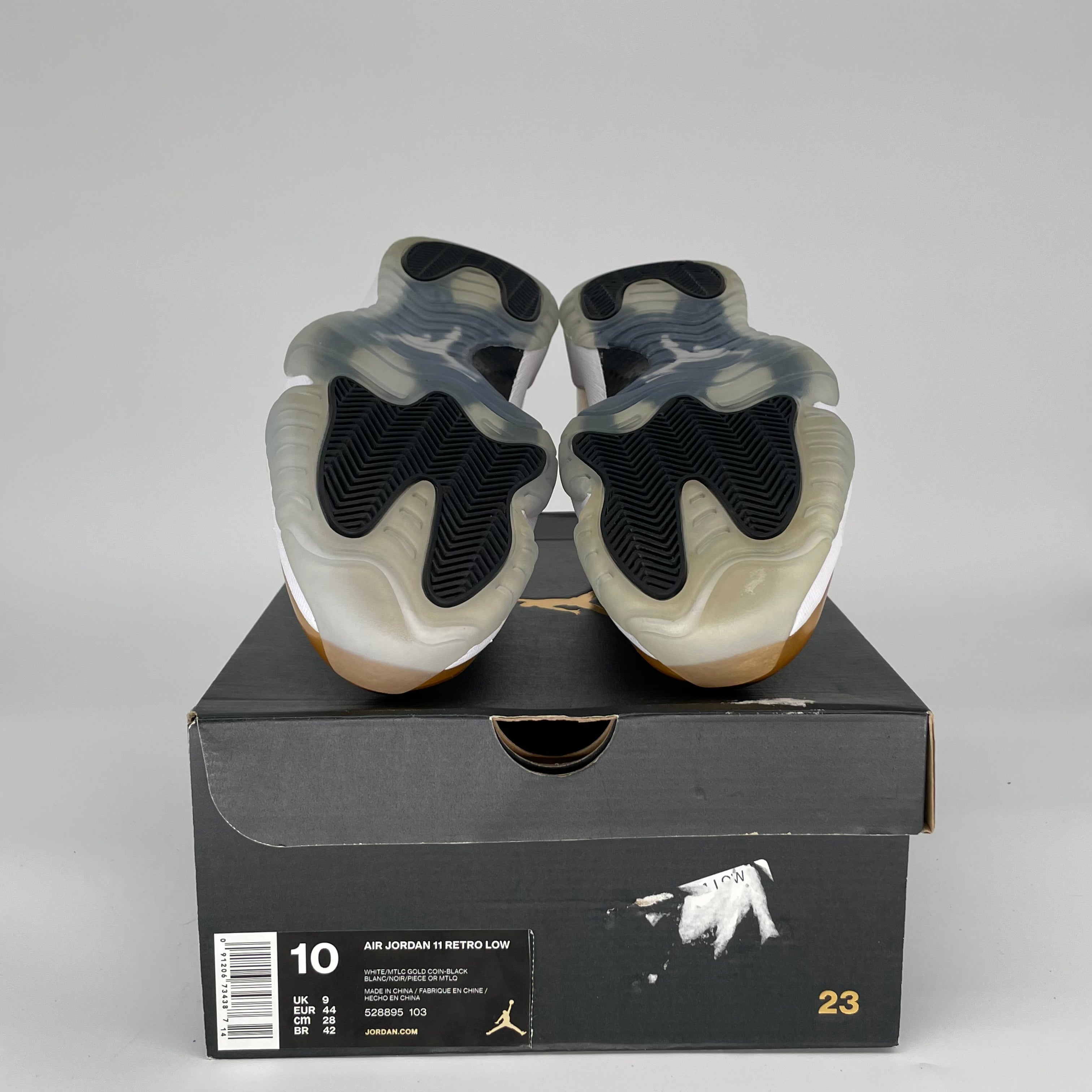 Air Jordan 11 Low Closing Ceremony Men's Basketball Shoes - Size 10 (White/Black-Concord) 528895-103 - Perfect for Casual Wear, Sports & Sneaker Collecting
