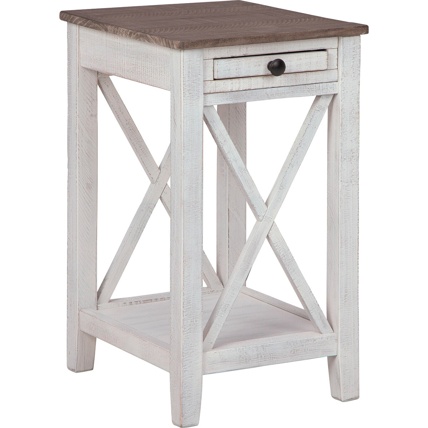 Adalane Modern Accent Table - Stylish Side Table for Living Room, Bedroom & Office - Perfect for Home Decor & Small Spaces